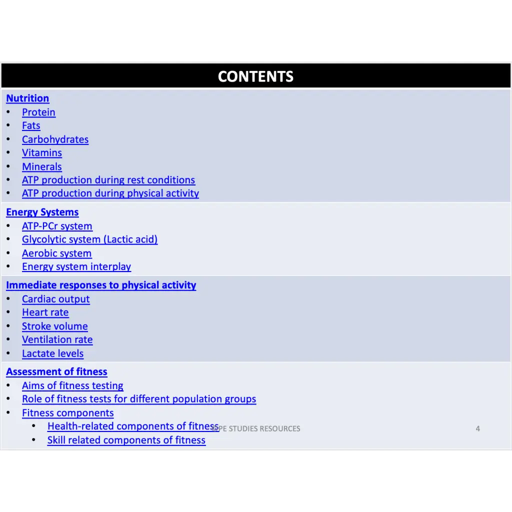 PDHPE: Factors Influencing Movement & Performance PowerPoint – PE ...