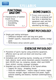 PE Studies Syllabus for 2026 EST
