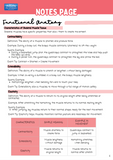 Sheet of notes on functional anatomy of skeletal muscle tissue with definitions, examples, and exam tips.