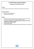 Laboratory worksheet for Year 11 ATAR PE Studies on major muscles and joint movements.