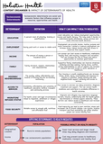 Holistic Health Content Organizer 5: Impact of Determinants of Health with educational information on various social determinants of health.