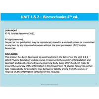 Biomechanics SCSA Course