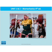 ATAR Biomechanics PowerPoint - Unit 1 & 2 Biomechanics