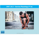 ATAR UNIT 1 & 2 - Exercise Physiology 3rd Edition - Powerpoint