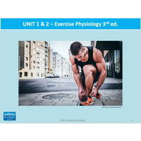 ATAR Exercise Physiology - Unit 1 & 2 Physiology