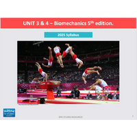 ATAR Unit 3 & 4 - Biomechanics 5th Edition - Powerpoint