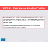 ATAR UNIT 3 & 4 - Motor Learning & Coaching 5th Edition - Powerpoint