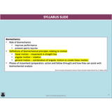 GENERAL Unit 1 & 2 - Biomechanics Sport Psychology Developing Skills & Tactics 2nd ed - Powerpoint