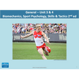 GENERAL Unit 3 & 4 - Biomechanics Sport Psychology Developing Skills & Tactics 2nd ed - Powerpoint