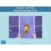GENERAL Unit 3 & 4 - Exercise Physiology 2nd ed - Powerpoint