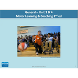 GENERAL Unit 3 & 4 - Motor Learning & Coaching 2nd ed - Powerpoint