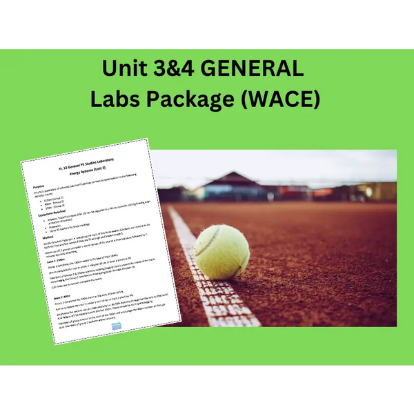 GENERAL Unit 3&4 Lab Package (WACE)