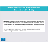 How do we understand and measure Australia’s health? & What are young people’s meaning of health? - Powerpoint