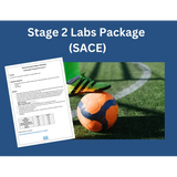 'Stage 2 Labs Package (SACE)' on a blue background.