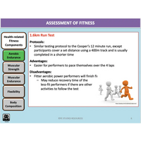 UNIT 2 SPORT SCIENCE FOUNDATION - Fitness - Powerpoint