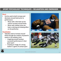 UNIT 2 Topic 1 - Sport Psychology - Powerpoint