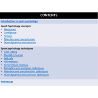 UNIT 2 Topic 1 - Sport Psychology - Powerpoint