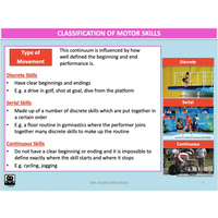 UNIT 3 SPORT SCIENCE LEVEL 3 - Skill Acquisition - Powerpoint