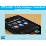 WACE ATAR U1&2 - BAV and Social & Cultural Norms - Powerpoint