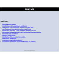 WACE ATAR U1&2 - Consumer Health & Health Inquiry - Powerpoint