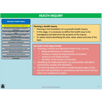 WACE ATAR U1&2 - Consumer Health & Health Inquiry - Powerpoint