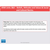 WACE ATAR U3&4 - BAV and Social & Cultural Norms - Powerpoint
