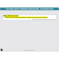WACE ATAR U3&4 - BAV and Social & Cultural Norms - Powerpoint