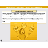 Slide about personal responsibility for health