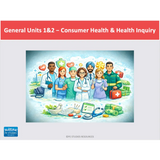 Cover for 'General Units 1&2 - Consumer Health & Health Inquiry' 