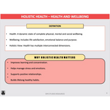 WACE General U1&2 - Holistic Health - Powerpoint
