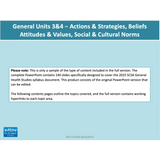 WACE General U3&4 - Actions & Strategies BAV & Social Norms - Powerpoint