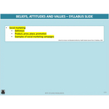 WACE General U3&4 - Actions & Strategies BAV & Social Norms - Powerpoint