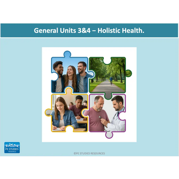 WACE General U3&4 - Holistic Health - Powerpoint