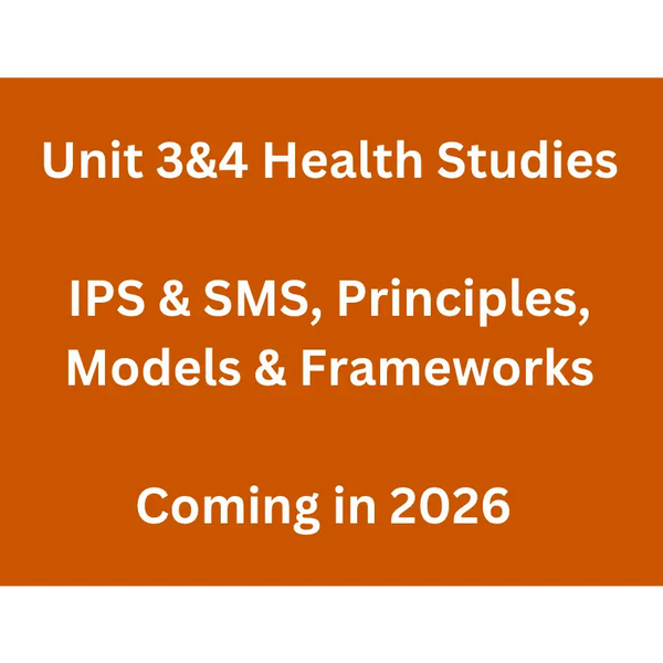WACE General U3&4 - IPS & SMS Principles & Models - Powerpoint
