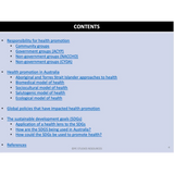 What key health issues affect the health of young people? & What are the opportunities for improving and promoting